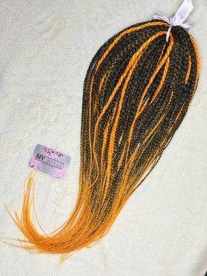 Braids Kunshaar (Extensions) zu reinflechten, 58 Stück, DE Zöpfe, gebrauchsferti