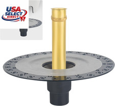 Freestanding Bathtub Drain Rough-In Kit with Tail Pipe Brass