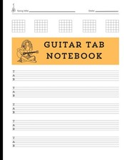 Guitar Tab Notebook: 120 Pages Blank Guitar Tab Paper with Chord Diagrams and Ta