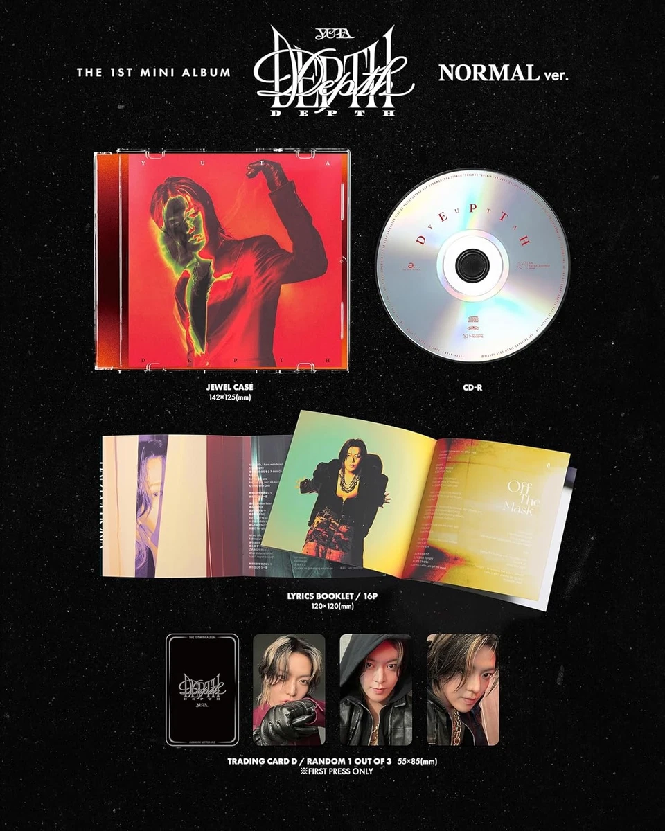 New CD YUTA -Depth- Standard Edition 1st Mini Album from Japan