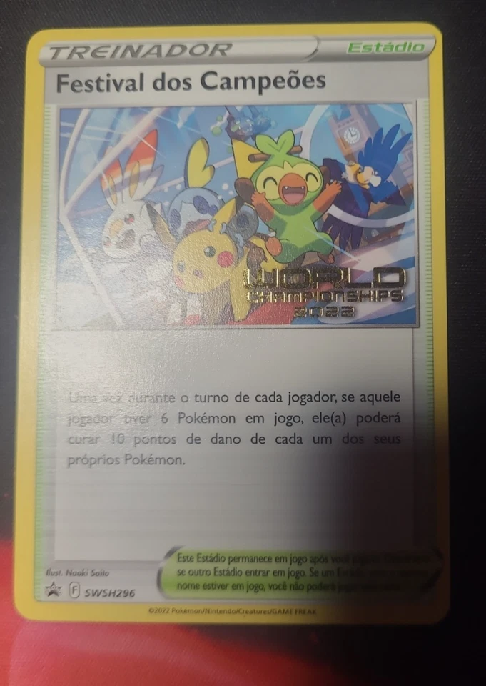 Pokemon Festival des Champions World Championships 2022 Promo - Portugais PT - Photo 2/4