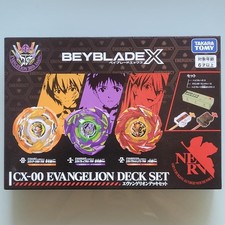TAKARATOMY MALL EVANGELION STORE Limited BEYBLADE X CX-00 Evangelion Deck Set