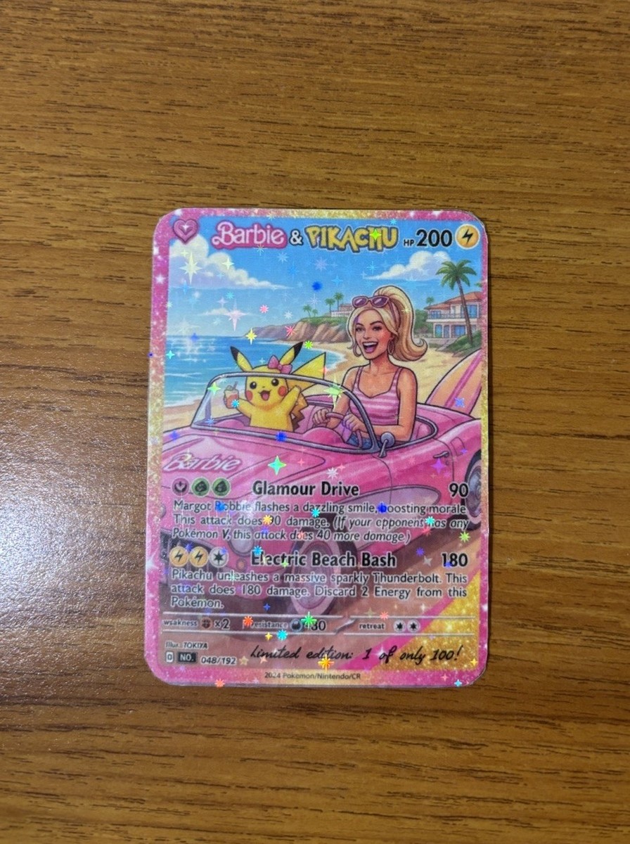barbie pokemon card Amazon.com: Barbie Trading Cards Deluxe First Edition : Toys & Games main image 1