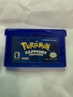 Pokemon Sapphire (GBA) - Authentic - TESTED & SAVES - Dry Internal Battery
