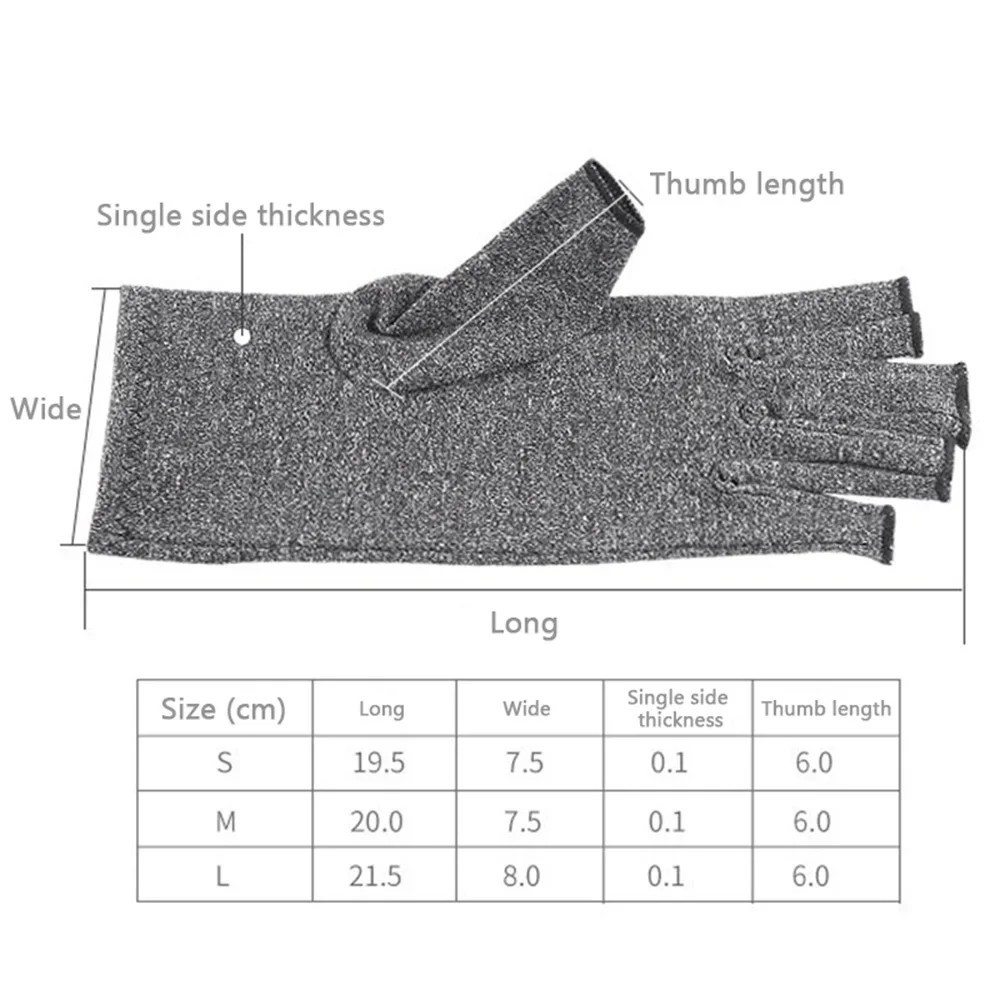 Arthritis Compression Gloves Hand Support Pain Relief Joint Self Care