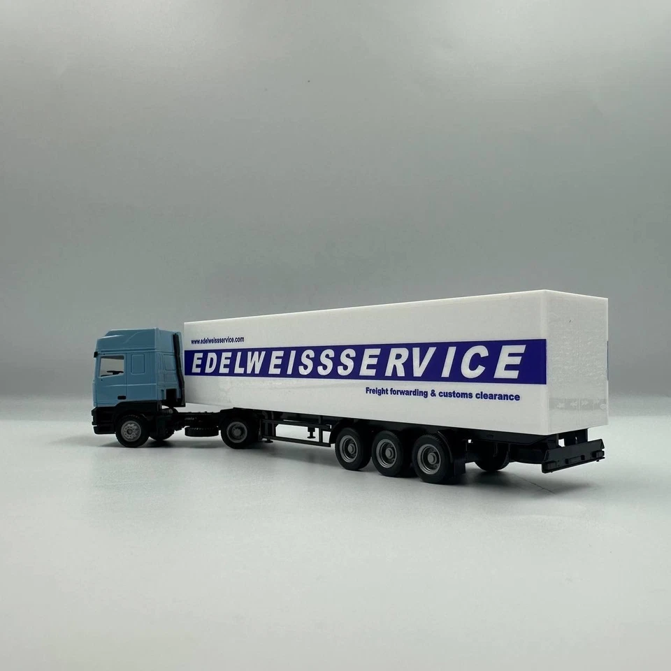 DAF 95 with Semitrailer “EDELWEISS SERVICE” European Cargo & Transport Fleet - Image 2 of 4