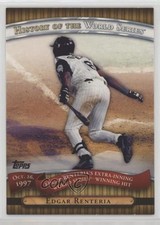 2010 Topps History of the World Series Edgar Renteria #HWS20 10ou