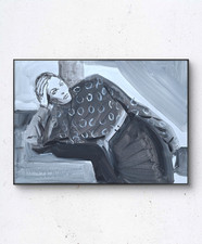 Original Moderne Kunst "Frau" 30x40 Malerei Acrylbild Unikat auf Leinwand