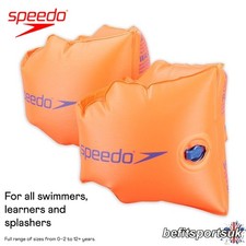 Image of SPEEDO SWIMMING ARMBANDS KIDS JUNIOR ADULTS ORANGE FLOATS SIZE 0-12 YEARS NEW