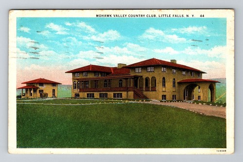 Little Falls NY-New York, Mohawk Valley Country Club, c1942Vintage Postcard