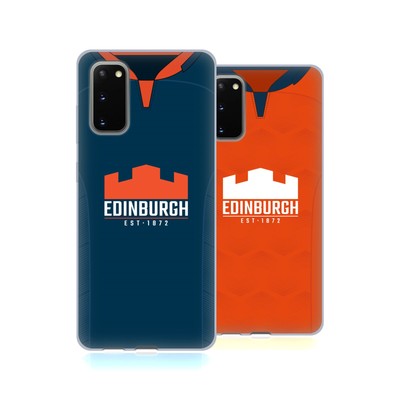 OFFICIAL EDINBURGH RUGBY 2021/22 CREST KIT SOFT GEL CASE FOR SAMSUNG PHONES 1
