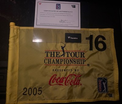 2005 TOUR Championship Tournament Used Flag 16th Hole Bart Bryant Champ Fanatics