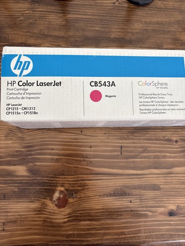 NEW Genuine - HP LaserJet 125A ( CB543A ) Magenta - New Sealed - Picture 11 of 11