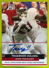 2022 Leaf Ultimate Draft Traeshon Holden Alabama Crimson Tide #BA-TH1 Auto