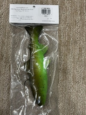 HUDDLESTON Deluxe スイムベイト TYPE-5 Huddleston Deluxe Swimbait 8” TOXIC GREEN - ROF 5 - BRAND NEW