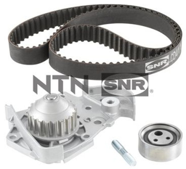 SNR Wasserpumpe + Zahnriemensatz KDP455.411 FüR Renault Dacia Logan Sandero LA0-image