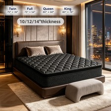 14 12'' Gel Memory Foam Spring Mattress, CertiPUR-US Certified, Mattress in Box