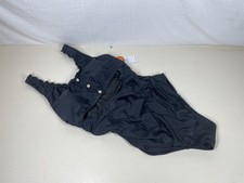 Maternity Swimsuit One Piece Black Size L Scalloped Pregnancy Swimming Costume