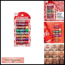 Lip Smacker Coca-Cola Balm 8 Pack - Coke Cherry Vanilla Sprite Root Beer Orange