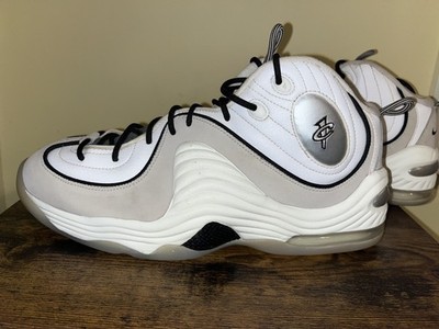 Nike Air Penny 2 White Black Sail Photon Dust FB7727-100 Men's Size 12,5 