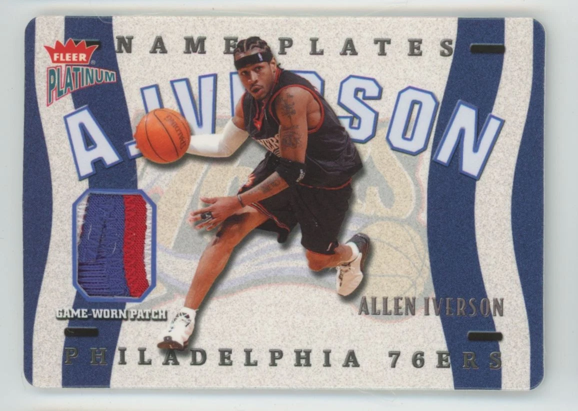 Fleer Allen Iverson Basketball Serial Numbered Sports Trading Card