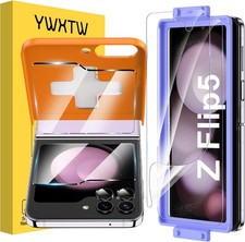 Screen Protector Alignment Tool 2PCS Set for Samsung Galaxy Z Flip 5, Case Fri