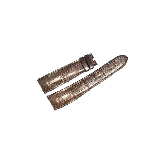 Bracelet Cuir D'alligator Noir Pour Montre Girard-Perregaux – 20/16mm, Qualité Excellente, Neuf