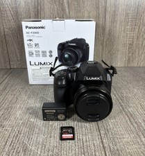 Panasonic Lumix DC-FZ80D Point & Shoot Digital Camera W/ Battery, Cable, 128 SD
