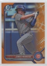 2022 Bowman Draft Chrome Orange Refractor 1/25 James Triantos #BDC-166 0w27