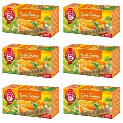TEEKANNE - Fresh Orange - Früchtetees mit Orangengeschmack - 6 x 20 Teebeutel - Bild 1 von 4