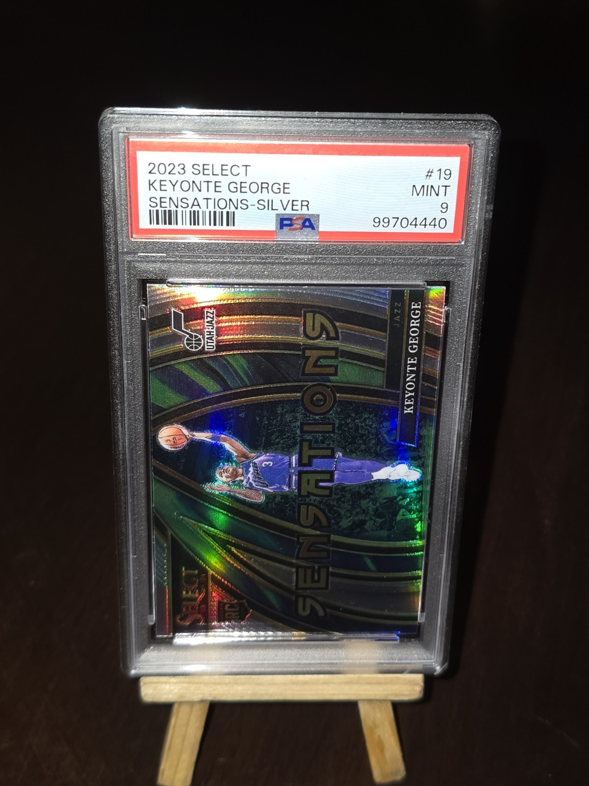 2023 Select Keyonte George Silver Sensations Rookie  # 19 Psa 9🌱🔥📈📈📈