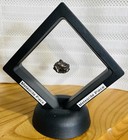 1-piece of Real Authentic Meteorite In collectors Floating case & Stand with Coa