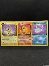 Dark Flareon 35/82 Dark Jolteon 38/82 Dark Vaporeon 45/82 Team Rocket LP/MP