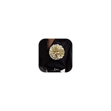 Elegant Large Rose Flower Brooches Lapel Pins Handmade Dainty Satin Fabric Pe...