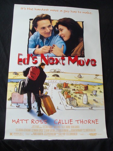 ED’s NEXT MOVE movie poster MATT ROSS CALLIE THORNE Original 27x40 One sheet 199