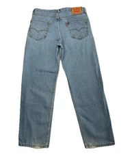 Levi’s 550 Jeans Mens 34x30 Mid Blue Wash Denim Relaxed Fit