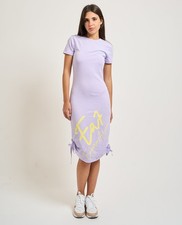 Damen Kleid EA7 mit Logo am Saum