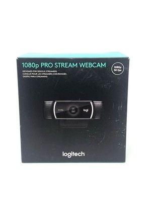Logitech 1080p Pro Stream Webcam Full HD Autofocus Dual Mic PC Mac OBS Zoom