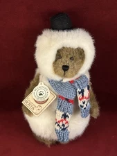 Vtg 2000 Boyds Bears  ~ Fitz Farklefrost ~ 7” Snowman White Bear #91360 NEW TAGS