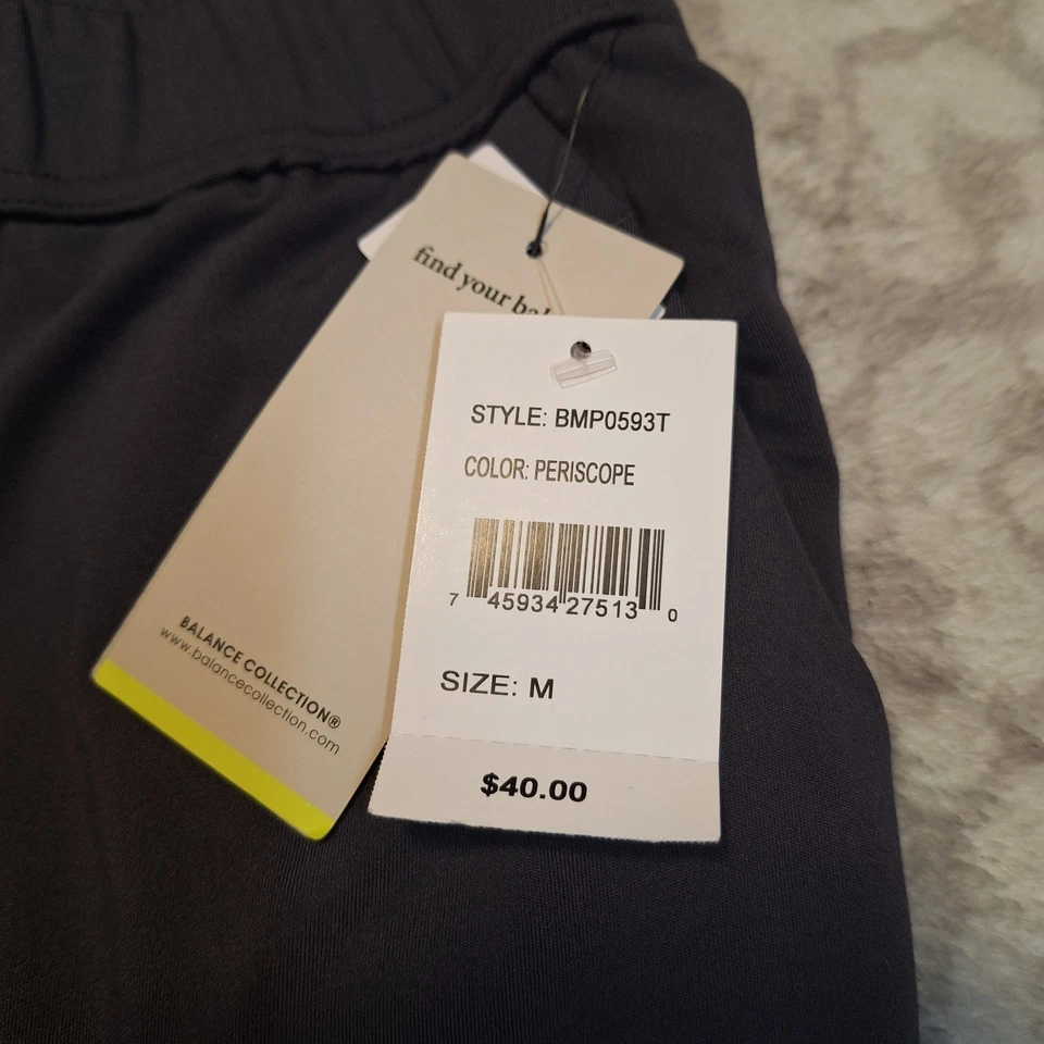 Pantalones deportivos para hombre Balance Collection gris periscope talla M Foto 4 de 4