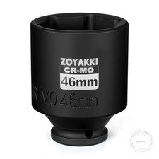 12 Drive X 46 Mm Deep 6 Pt Impact Socket Cr-mo 12-inch Drive 6 Point Axle 12 Drive X 46 Mm Deep 6 Pt Impact Socket Cr-mo 12-inch Drive 6 Point Axle