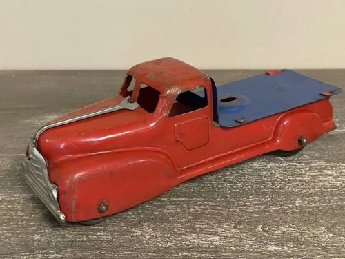 Vintage MARX Rapid Express Pressed Steel Dump Truck 1950’s - Incomplete