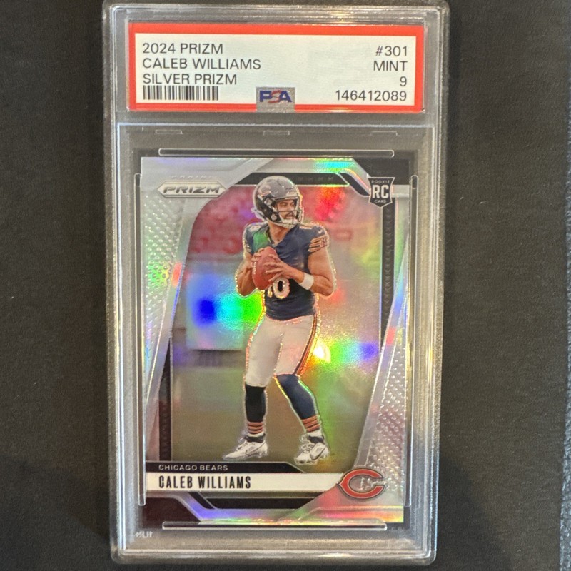 2024 Panini Prizm - Rookies Caleb Williams #301 Silver Prizm PSA 9 (RC)