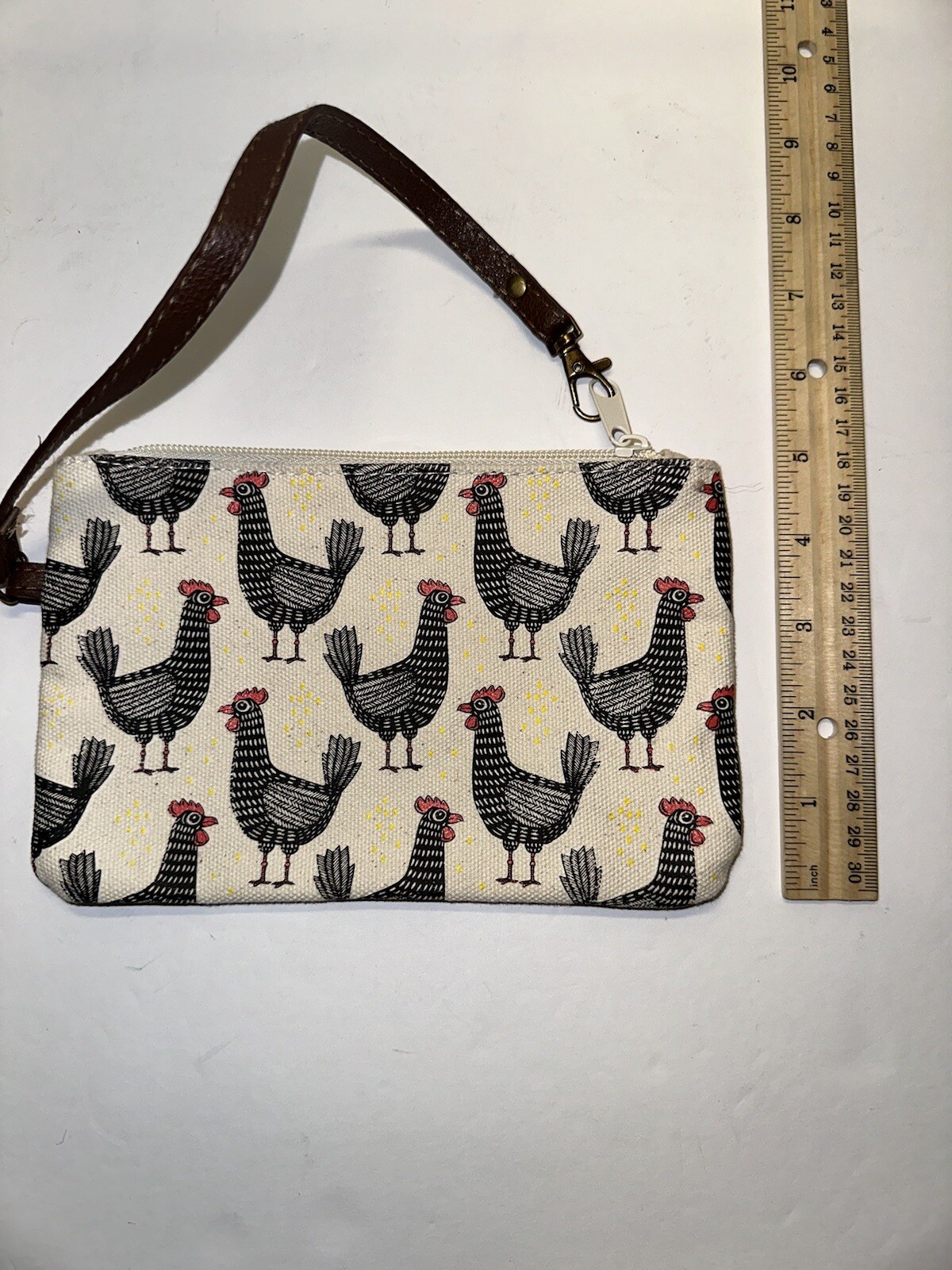 Bella Bug Rooster Wristlet - Fun Pattern - image 5