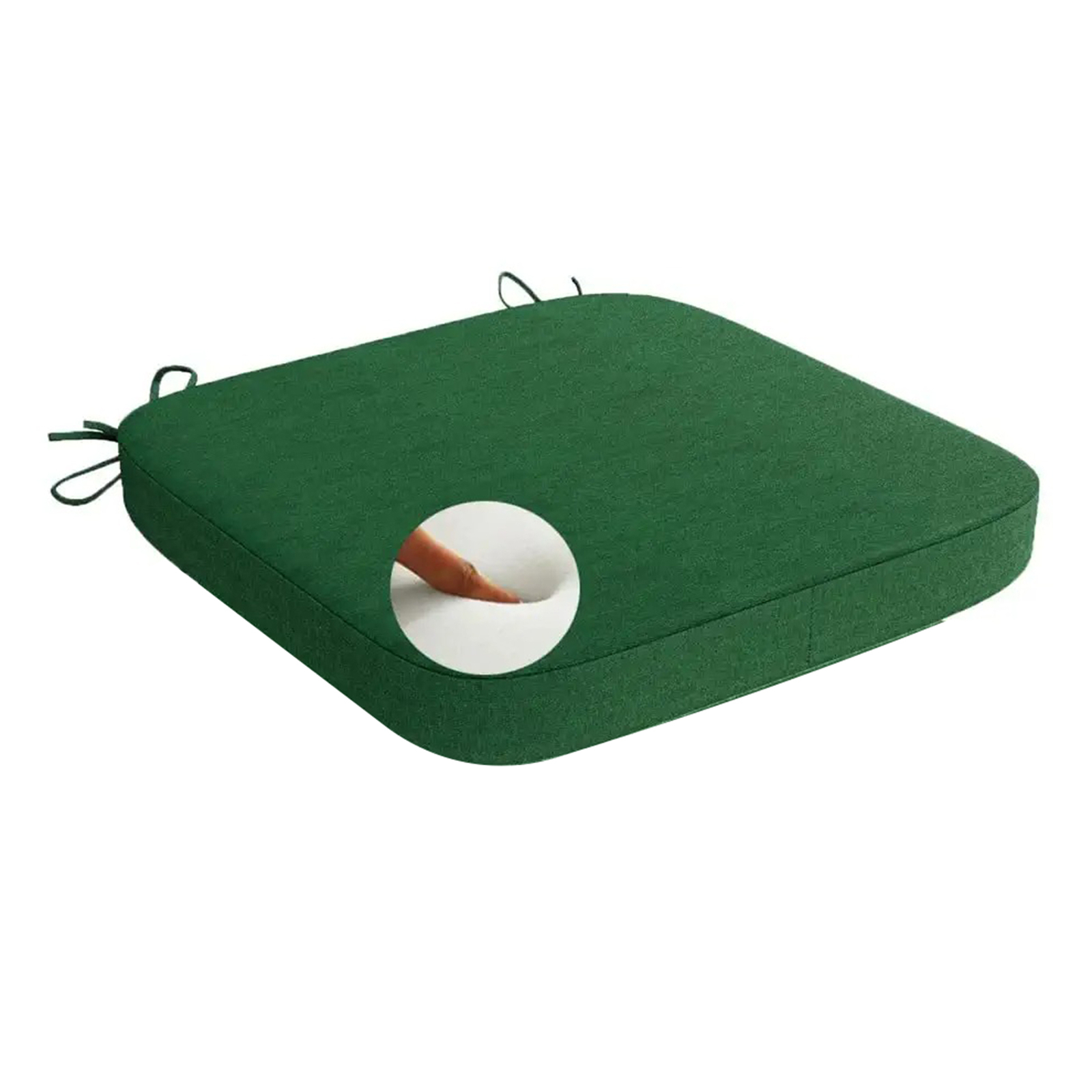 Waterproof Chair Cushion Seat Pads Removable Cover Tie On Garden