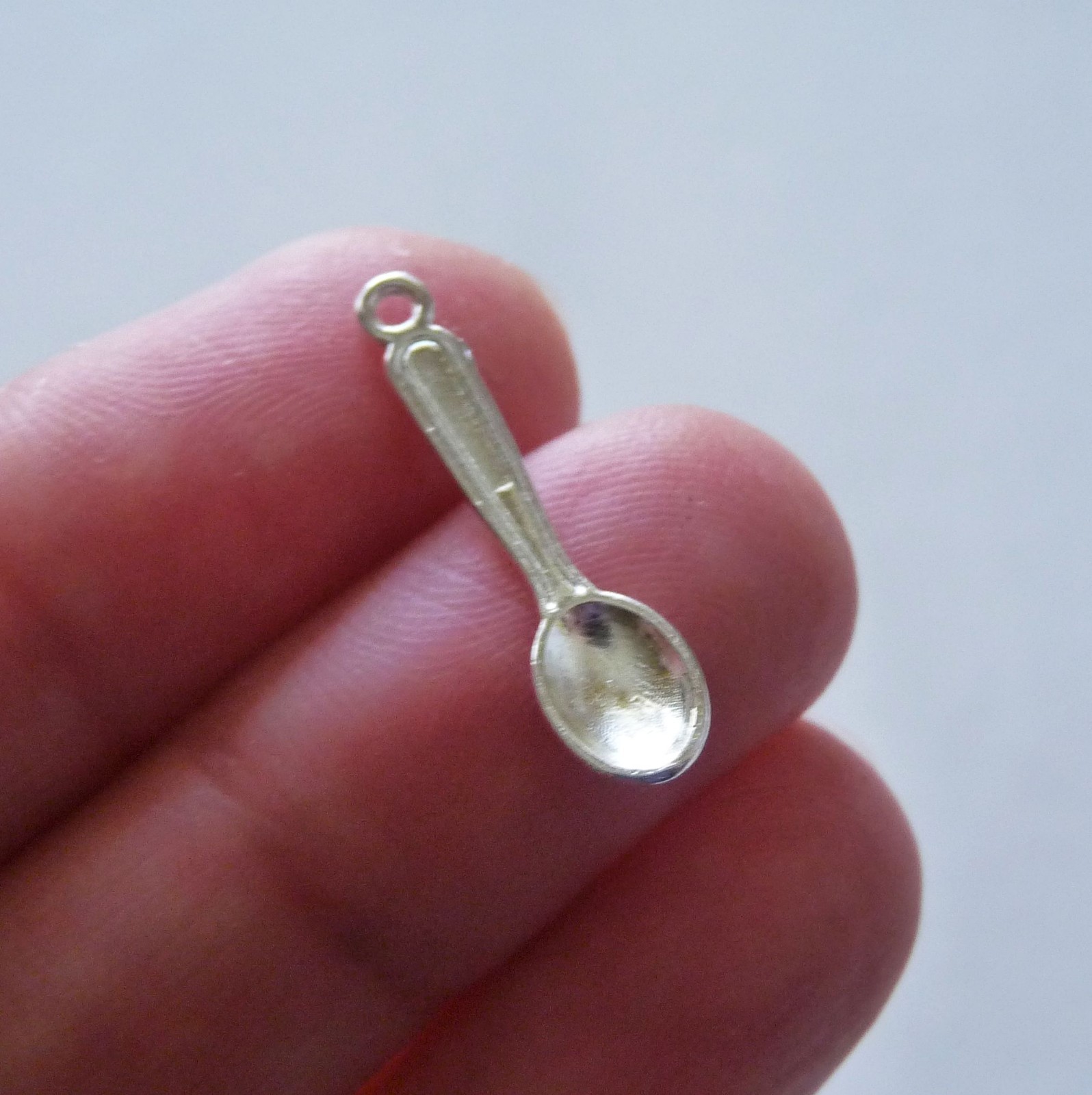 15pcs Mini Spoon Charms for Bracelet Small Necklace Pendants Metal