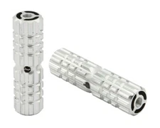 ALTALINE Alloy Bicycle Chrome 661 Pegs 24/26t W=1.10" I=4 1/2 Front & Rear (F&R)