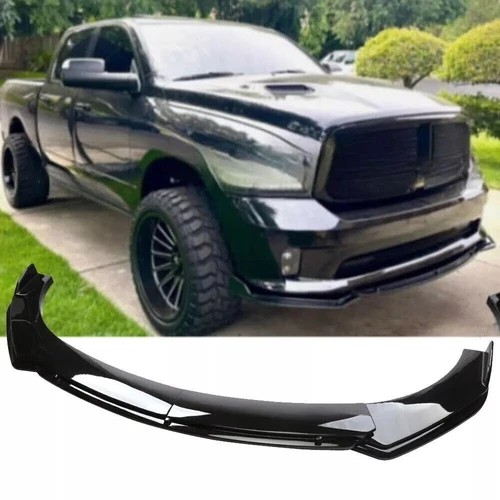 Front Bumper Lip Splitter Spoiler Body Kit For Dodge Ram 1500 Black 2011-2017 CO