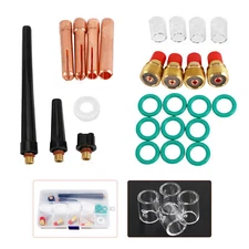 Tig Gas Lens Collet Body  Cup Kit Wp 9 20 25 Tig Welding Torch 26Pcs