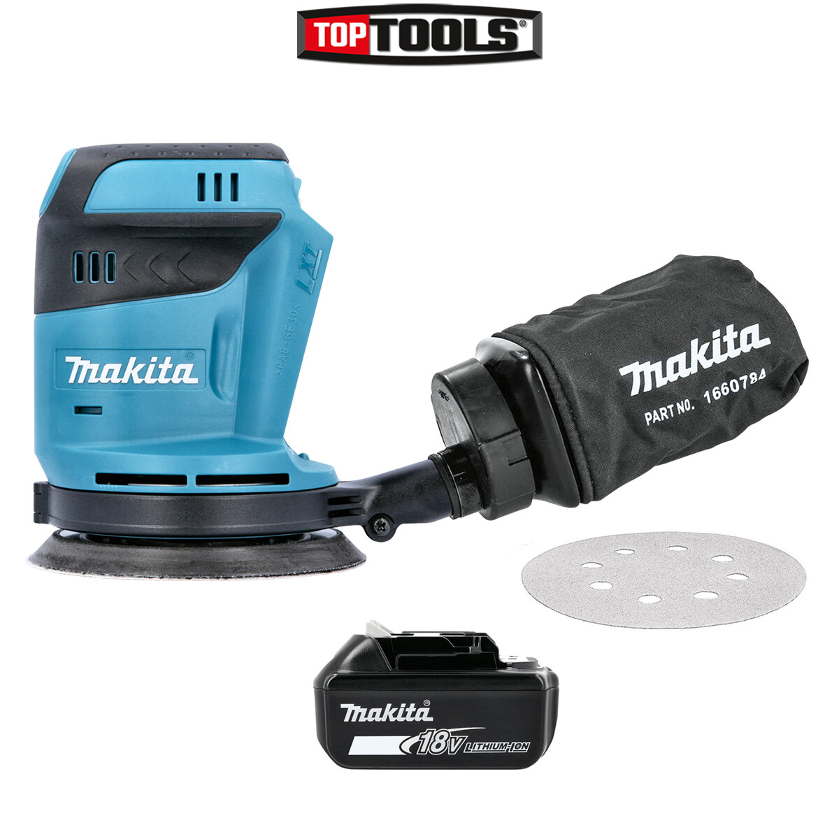 Makita DBO180Z 125mm Random Orbital Sander 18V Bare Unit MAKDBO180Z - Image 20
